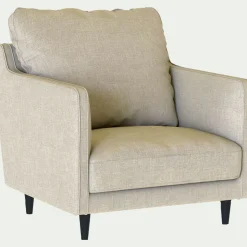 Fauteuil*alinea Fauteuil en tissu mixte - alpilles Beige