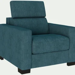 Fauteuil*alinea Fauteuil en tissu Monclar - niolon Bleu