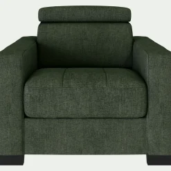 Fauteuil*alinea Fauteuil en tissu Monclar - cèdre Vert