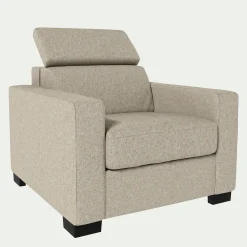 Fauteuil*alinea Fauteuil en tissu pop - Beige