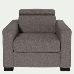 Fauteuil*alinea Fauteuil en tissu pop - Taupe