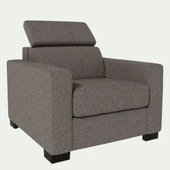 Fauteuil*alinea Fauteuil en tissu pop - Taupe