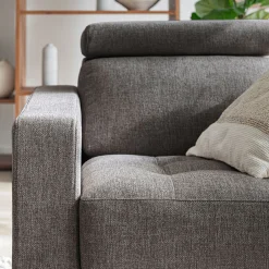 Fauteuil*alinea Fauteuil en tissu pop - Taupe