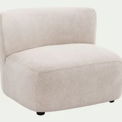 Fauteuil*alinea Fauteuil en tissu Raven - écru Blanc