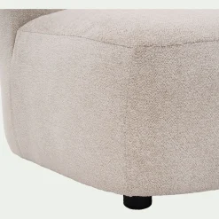 Fauteuil*alinea Fauteuil en tissu Raven - écru Blanc