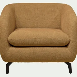 Fauteuil*alinea Fauteuil en tissu tramé - bronze Marron