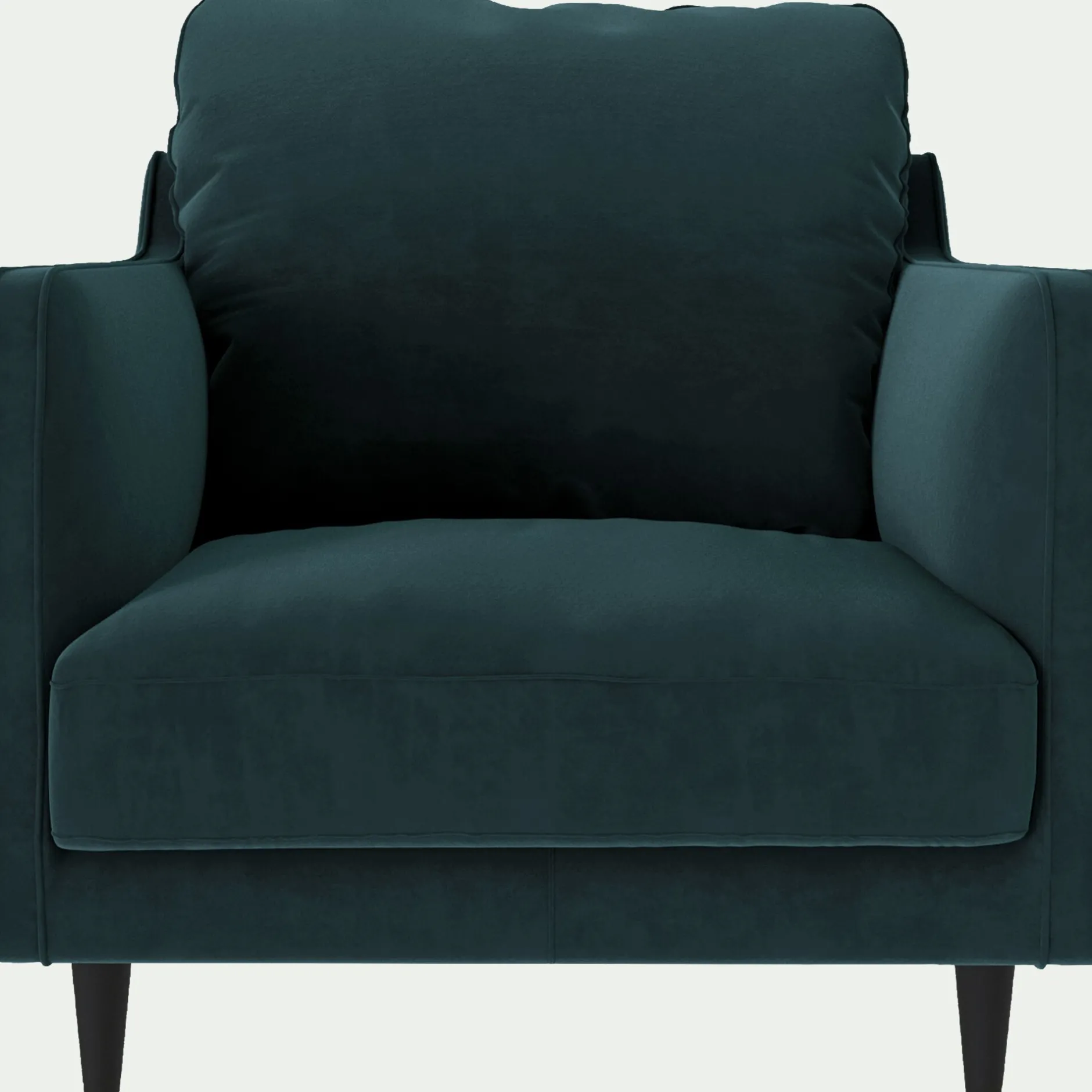 Fauteuil*alinea Fauteuil en tissu velvet - foncé Bleu