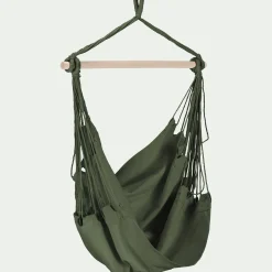 Fauteuil Suspendu*alinea Fauteuil suspendu en polycoton - Vert cèdre