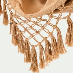 Pouf Exterieur|Fauteuil Suspendu*alinea Fauteuil suspendu en polycoton - nèfle Beige