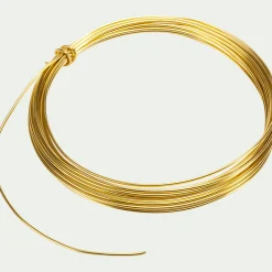 Loisirs Créatifs*alinea Fil en aluminium 5m - métallisé Doré