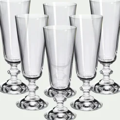 Verre À Pied|Flûte Et Coupe De Champagne*alinea Flûte à champagne conique en verre 17cl - Transparent