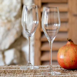 Verre À Pied|Flûte Et Coupe De Champagne*alinea Flûte à champagne en cristallin 17cl - Transparent