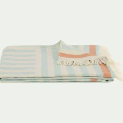 Drap De Bain*alinea Fouta de plage 180x100cm - Bleu
