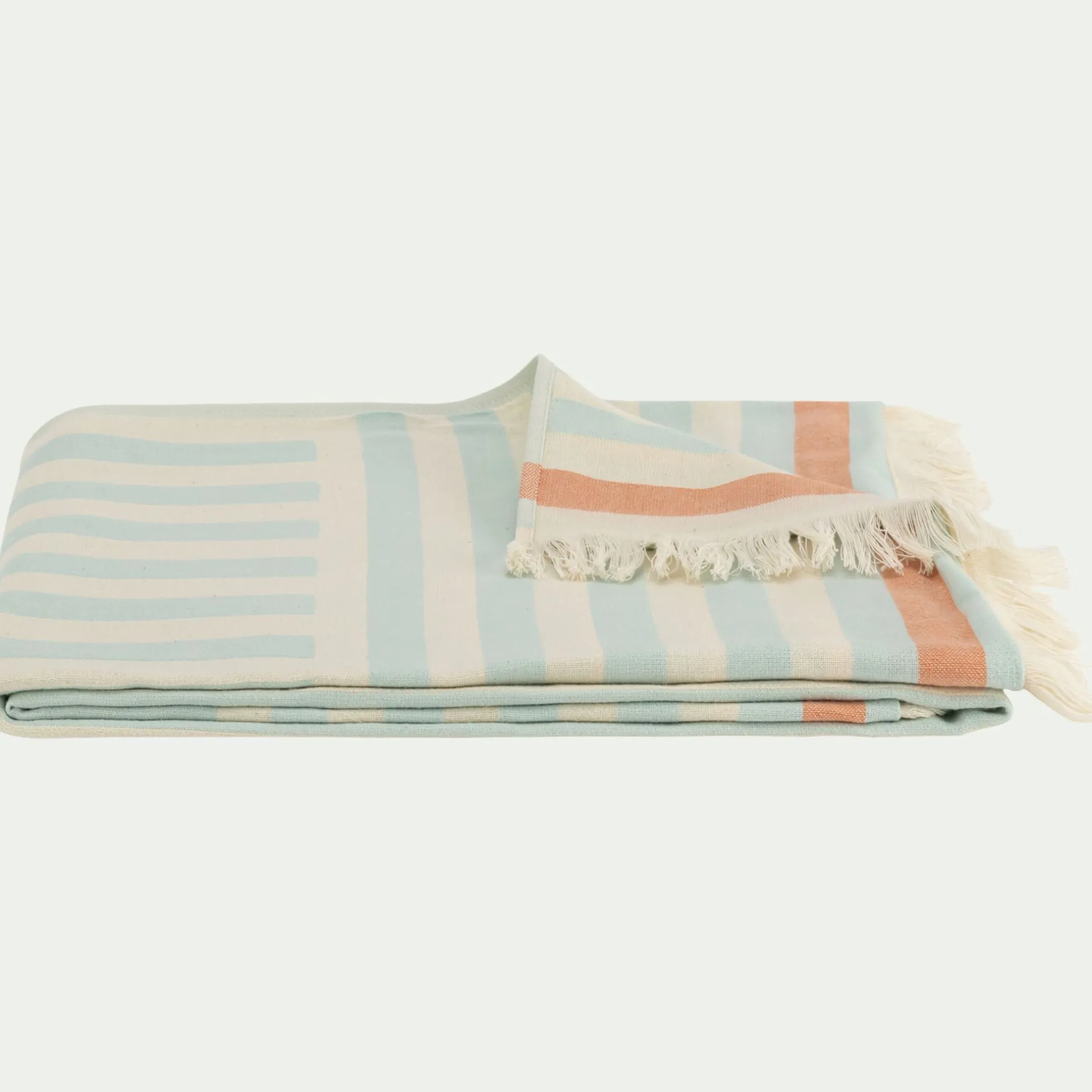 Drap De Bain*alinea Fouta de plage 180x100cm - Bleu