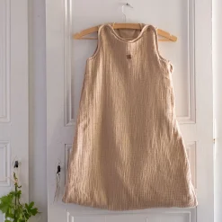 Bureau Enfant|Linge Pour Bébé*alinea Gigoteuse évolutive en gaze de coton bio - noisette Marron