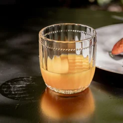 Verre À Eau*alinea Gobelet à relief en verre 33cl - Transparent