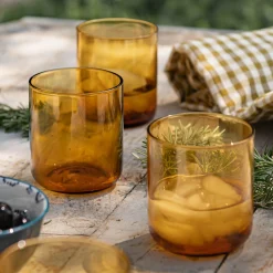 Verre À Eau*alinea Gobelet bas en verre sodo-calcique 28cl - Jaune