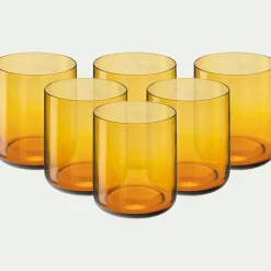 Verre À Eau*alinea Gobelet bas en verre sodo-calcique 28cl - Jaune