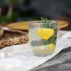 Verre À Eau*alinea Gobelet en verre bullé 35cl - Transparent