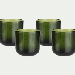 Verre À Eau|Verre Et Carafe De Noël*alinea Gobelet en verre bullé 26cl - avocado Vert