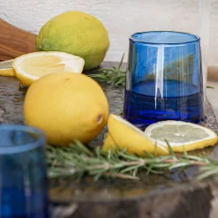 Verre À Eau*alinea Gobelet en verre recyclé 20cl - Bleu