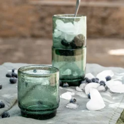 Verre À Eau*alinea Gobelet en verre sodo-calcique bullé 39cl - Gris