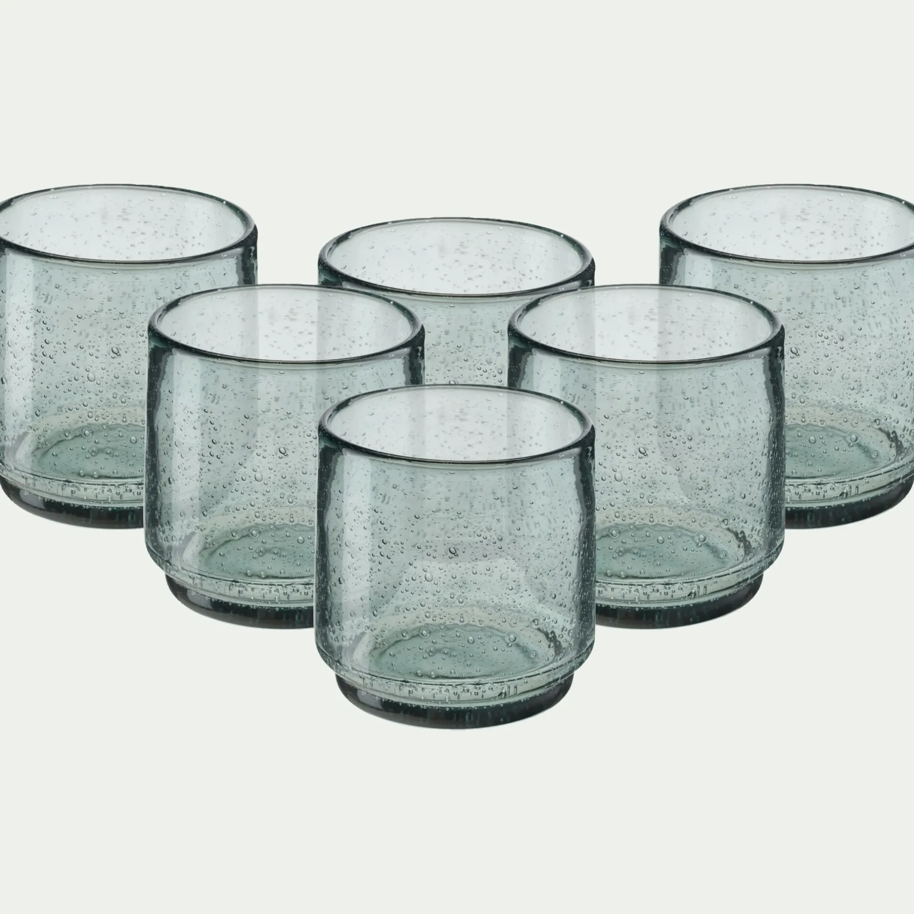 Verre À Eau*alinea Gobelet en verre sodo-calcique bullé 39cl - Gris