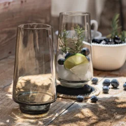 Verre À Eau*alinea Gobelet haut en verre sodo-calcique 46cl - Noir