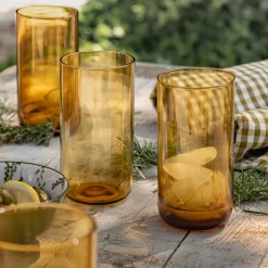 Verre À Eau*alinea Gobelet haut en verre sodo-calcique 51cl - Jaune