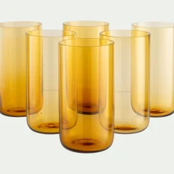 Verre À Eau*alinea Gobelet haut en verre sodo-calcique 51cl - Jaune