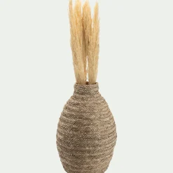 Vase*alinea Grand vase en jonc de mer tressé H60cm - Naturel