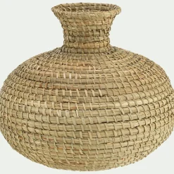 Vase*alinea Grand vase en jonc de mer tressé H33cm - Naturel