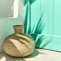 Vase*alinea Grand vase en jonc de mer tressé H33cm - Naturel