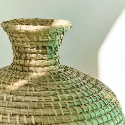 Vase*alinea Grand vase en jonc de mer tressé H33cm - Naturel