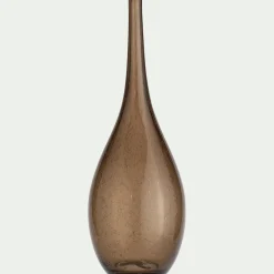 Décoration À Poser|Vase*alinea Grand vase en verre bullé H39cm - Marron