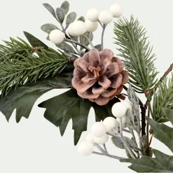Guirlande De Noël*alinea Guirlande de Noël en feuilles et baies artificielles L140cm - Vert