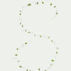 Guirlande De Noël*alinea Guirlande de Noël en feuilles en verre et perles L183cm - Vert