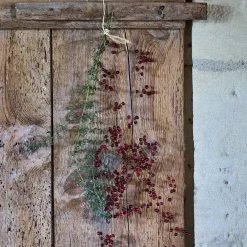 Guirlande De Noël*alinea Guirlande de Noël imitation baies s 183cm Rouge