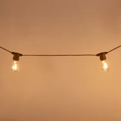 Luminaire Exterieur|Guirlandes Lumineuses Extérieur*alinea Guirlande électrique avec câble en jute 10 ampoules 8m - Naturel