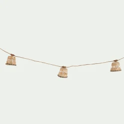 Luminaire Exterieur|Lampes Solaires & Nomades*alinea Guirlande lumineuse solaire naturelle 8m - Beige