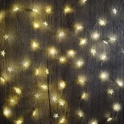 Guirlande De Noël*alinea Guirlande lumineuse étoiles L295cm - Argenté