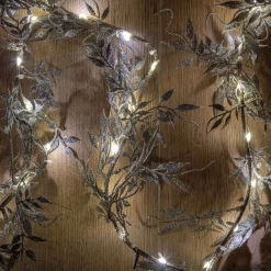 Guirlande De Noël*alinea Guirlande lumineuse végétale L150cm (modèle aléatoire) Argenté