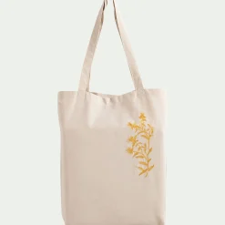 Housse De Couette*alinea Housse de couette brodée en lin lavé et coton 260x240cm - Blanc