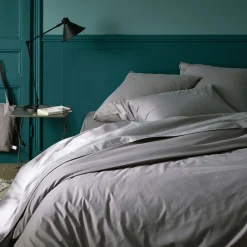 Housse De Couette*alinea Housse de couette en coton 240x220cm - restanque Gris
