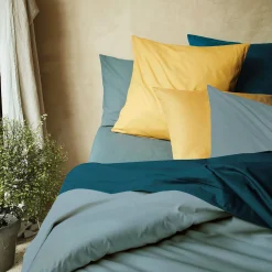 Housse De Couette*alinea Housse de couette en coton 140x200cm - calaluna Bleu