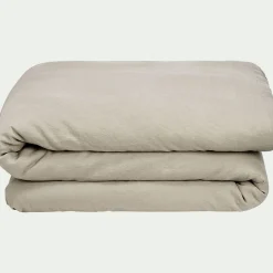 Housse De Couette*alinea Housse de couette en lin lavé 240x220cm - Beige