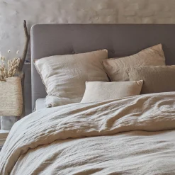 Housse De Couette*alinea Housse de couette en lin lavé 240x220cm - Beige