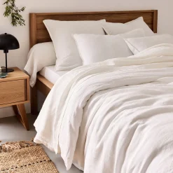 Housse De Couette*alinea Housse de couette en lin lavé 240x220cm - capelan Blanc