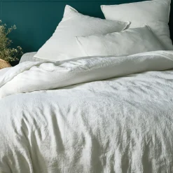 Housse De Couette*alinea Housse de couette en lin lavé 240x220cm - capelan Blanc