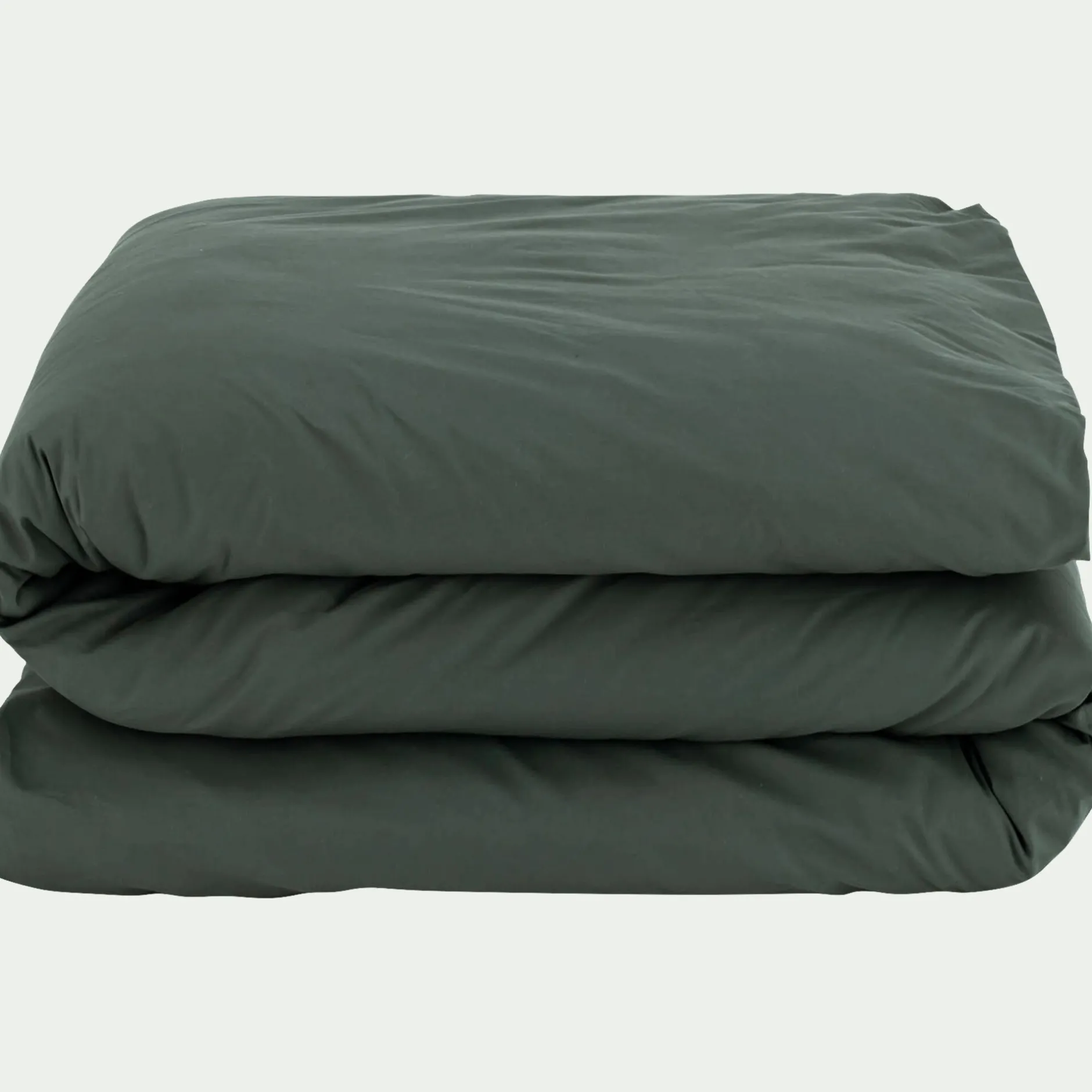 Housse De Couette*alinea Housse de couette en percale de coton 240x220cm - cèdre Vert